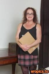 AuntJudys 51yo Texas Amateur Ginger Makes Her Big Debut As Your Secretary! - 5184px - 160 Photos (06.24.2024)