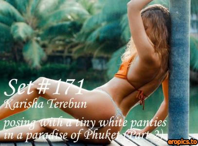 GeorgeModels Karisha Terebun - Set #171 - posing with a tiny white panties - x100
