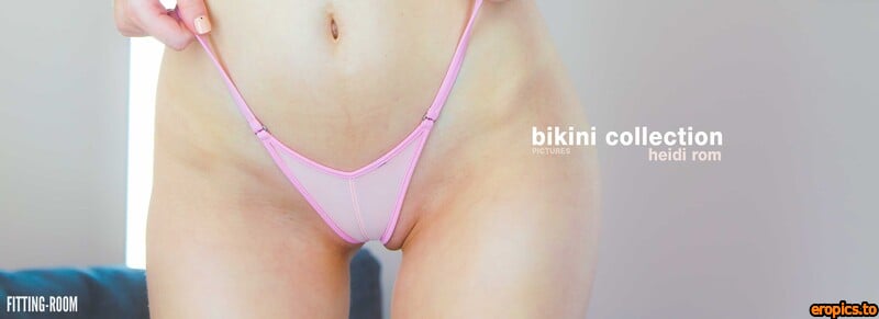 Fitting-Room Heidi Rom - Bikini collection - Micro Bikini Obsession x86 5616px (Mar 7th, 2018)